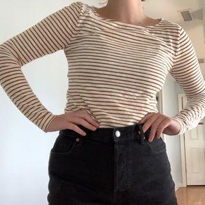 3 for $20 / J Crew Gold Stripe Shirt